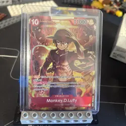 One Piece Card Game CCG TCG Treasure Booster Monkey.D.Luffy ST10-006 SR Promo - Image 1