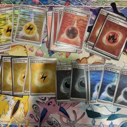 Pokemon TCG Basic Energy Holo Mixed Lot See Description All NM Modern Era Cards - Image 1