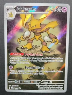 Alakazam 009 Me: Mega Evolution Promo Holo Pokemon Card Mint - Image 1