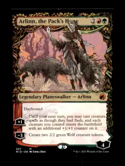 MTG Arlinn, the Pack's Hope LP Light Play Innistrad: Midnight Hunt [105] - Image 1