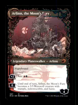 MTG Arlinn, the Pack's Hope LP Light Play Innistrad: Midnight Hunt [105] - Image 2