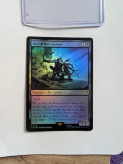 MTG Orcish Bowmasters Lord of the Rings: Tales of Middle-Earth FOIL - Image 1