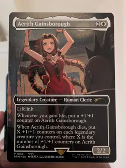 Aerith Gainsborough MTG Final Fantasy Regional Championship Promo NM - Image 1