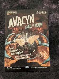 Avacyn, Angel of Hope *Showcase Art* Mythic Angel, Innistrad Remastered MTG INR - Image 1