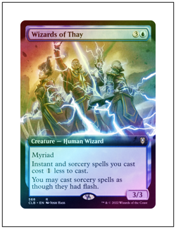 1x Wizards of Thay, Extended Art Foil, Magic MTG NM - Image 1