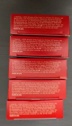 SDCC 2025 Magic The Gathering (MTG) x Spiderman Complete Welcome Deck Set (5) - Image 5