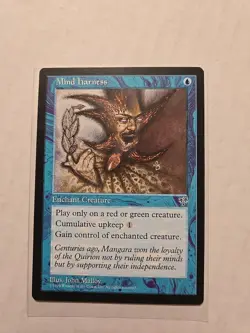 Mind Harness - Mirage - MP - Uncommon - Enchant Creature - MTG Magic - Image 1