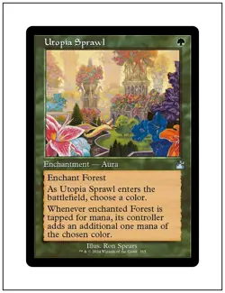 1x Utopia Sprawl, Retro Frame, Magic MTG NM - Image 1