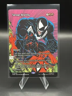 MTG Savage Beating 0026 (Borderless) NON FOIL Mythic - Image 2