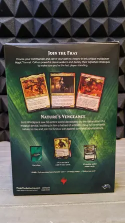 MTG Commander Nature’s Vengeance Factory Sealed Windgrace - Image 3