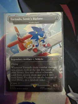 Tornado, Sonic's Biplane - Weatherlight (Rainbow Foil) Foil M Secret Lair Drop S - Image 1