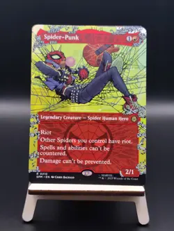 Spider-Punk (Borderless) - #210 - Rare - Marvel's Spider-Man - SPM - Image 1