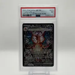 PSA 7 Charizard ex 223/197 Pokemon Obsidian Flames Special Illustration Rare 223 - Image 1