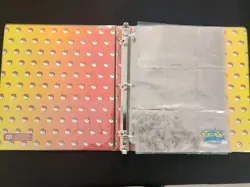3 Ring Binder Pokedex Nintendo Vintage Pikachu Meowth W/Pokemon Pages Minty 41365040775 - Image 2