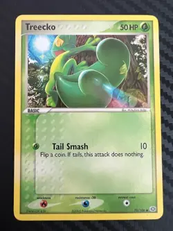 Pokemon TCG Treecko EX Emerald 70/106 Regular Common LP - Image 1
