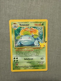 Pokemon Celebrations Venusaur 15/102 Classic Collection Holo Near Mint - Image 1