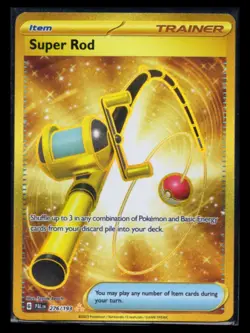 Pokemon - Paldea Evolved Sv02: Super Rod 276/193 - Gold Holo NM-MNT - Image 1