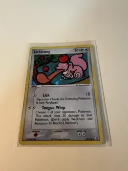 Lickitung 2004 37/112 Firered & Leafgreen reverse Holo Pokemon - Image 1