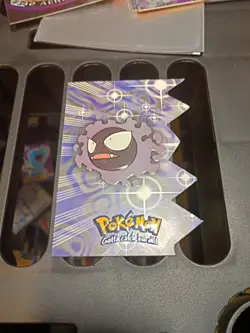 Gastly - Die-Cut Embossed EV04- Pokemon Topps Series 3 - Blue Logo - Image 1
