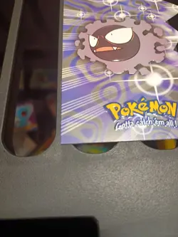 Gastly - Die-Cut Embossed EV04- Pokemon Topps Series 3 - Blue Logo - Image 2