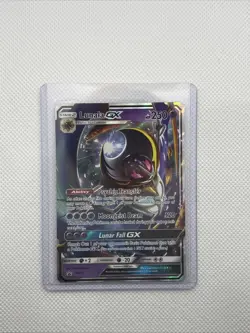 Lunala GX SM17 Black Star Promo Holo Pokemon TCG LP - Image 1