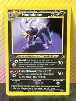 HOUNDOOM 23/75 NEO DISCOVERY POKEMON TCG LP+ - Image 1