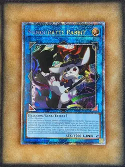 Yugioh Silhouhatte Rabbit INFO-EN052 Quarter Century Secret 1st Ed NM - Image 1