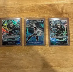 One Piece Japanese Card Lot Of 3 - Image 1