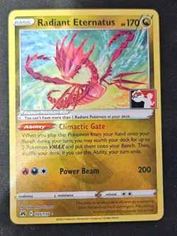 Radiant Eternatus Pokemon Prize Pack Series 3 Promo Pokemon Card NM - Image 1