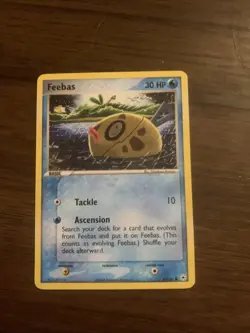 Pokemon TCG Feebas Card Hidden Legends 61/101 Near Mint Condition Non Holo - Image 1