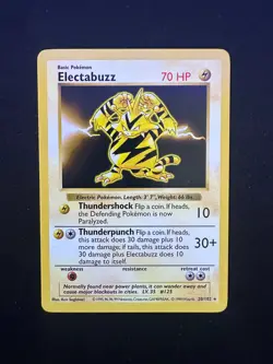 1999 Electabuzz 020/102 Base Set (Shadowless) Regular Vintage Pokemon Card - Image 1
