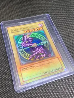 Dark Magician SDY-006 FULL HOLO BLEED RARE 1996 Yugioh! Cards x6 LOT - Image 2