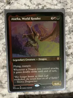 MTG Commander Starter Deck Draconic Destruction Opened But Unplayed In Sleeves - Image 2