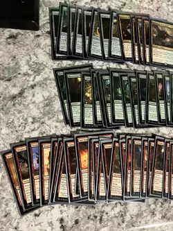 MTG Commander Starter Deck Draconic Destruction Opened But Unplayed In Sleeves - Image 3