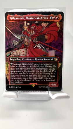 Gilgamesh, Master-at-Arms (Borderless) Final Fantasy Foil, 338, Fast Shipping NM - Image 1