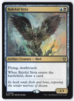 Baleful Strix R Commander: Murders at Karlov Manor 200 NM - Image 1