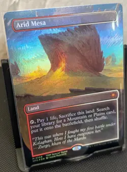 Arid Mesa (Borderless) Foil - 0109 - Special Guest - Tarkir Dragonstorm - NM/M - Image 2
