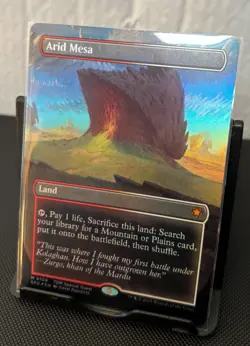 Arid Mesa (Borderless) Foil - 0109 - Special Guest - Tarkir Dragonstorm - NM/M - Image 3