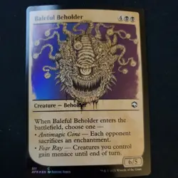 MTG Baleful Beholder Adventures in the Forgotten Realms 311 Foil Common - Image 1