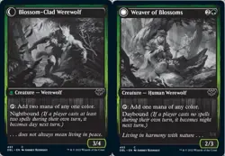 Weaver of Blossoms // Blossom-Clad Werewolf - Innistrad: Double Feature #493 MTG - Image 1