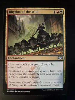 Rhythm of the Wild NM Ravnica Allegiance MTG FREE SHIPPING - Image 1