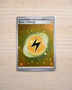 Pokemon TCG 151 HD SVE 004 Lightning Energy - 0 SWIRLS - NEAR MINT - Image 1