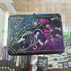 Pokemon TCG 2015 Collectors Chest Tin Hoopa Mega Rayquaza EMPTY - Image 1