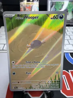 Pokemon Paldean Wooper 221/193 Paldea Evolved Illustration Rare Holo NM - Image 1