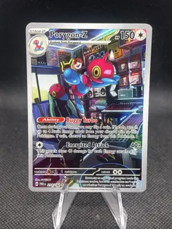 Pokemon TCG Porygon-Z 214/182 Paradox Rift Illustration Rare - Image 1