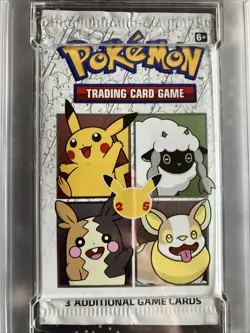 2021 Pokemon General Mills 25TH Anniversary Sealed Booster Pack PSA 9 Mint - Image 2