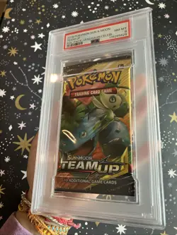 PSA 8 MINT 2019 POKEMON Sun & Moon Team Up Foil Pack Venusaur Celebi - Image 4