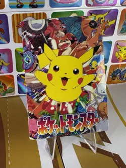 Pokemon Pikachu Vintage Pocket Monsters Vending HOLO Prism Sticker 1999 Nintendo - Image 5