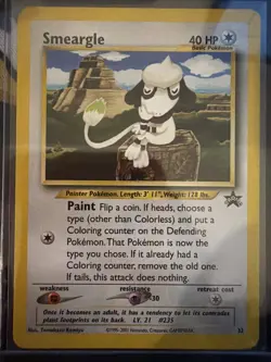 Pokemon TCG Wizards of the Coast Smeargle #32 Black Star Promo - Image 1