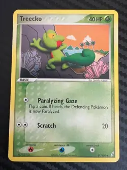 Pokemon TCG Treecko EX Crystal Guardians 67/100 Regular Common LP - Image 1